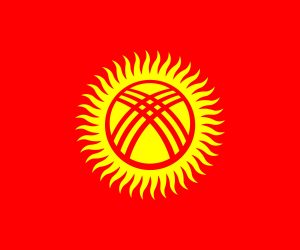 kirguistan bandera