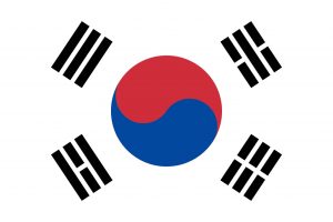 corea del sur bandera