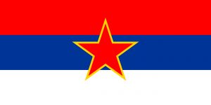bandera de serbia y yugolavia
